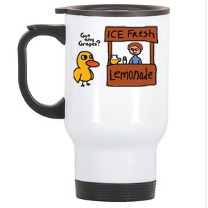 Got Any Grapes Duck Song Lemonade Stainless Steel Travel Mug