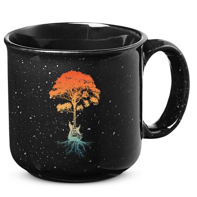 Guitar Art Guitar Player Rockstar Guitarist 15oz Campfire Ceramic Mug