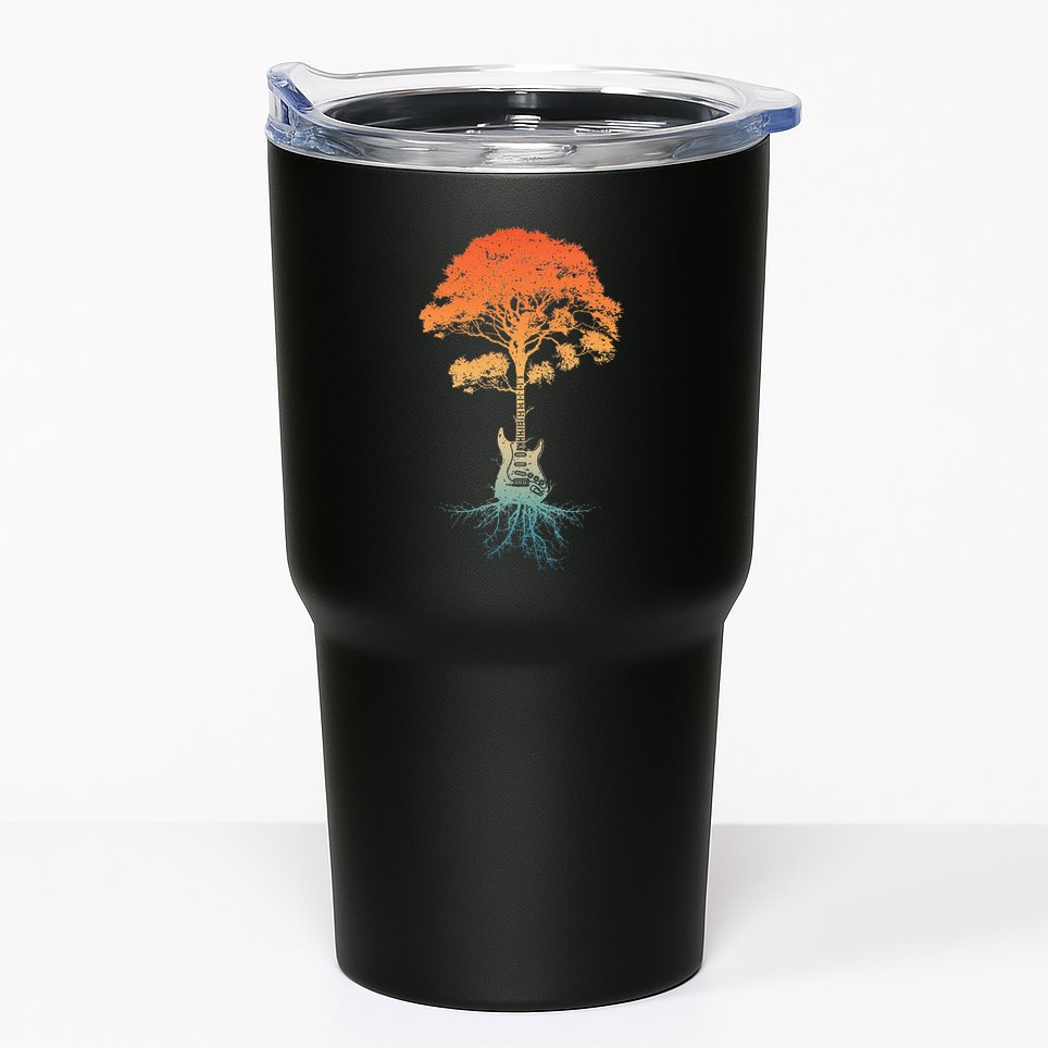 Guitar Art Guitar Player Rockstar Guitarist Tumbler