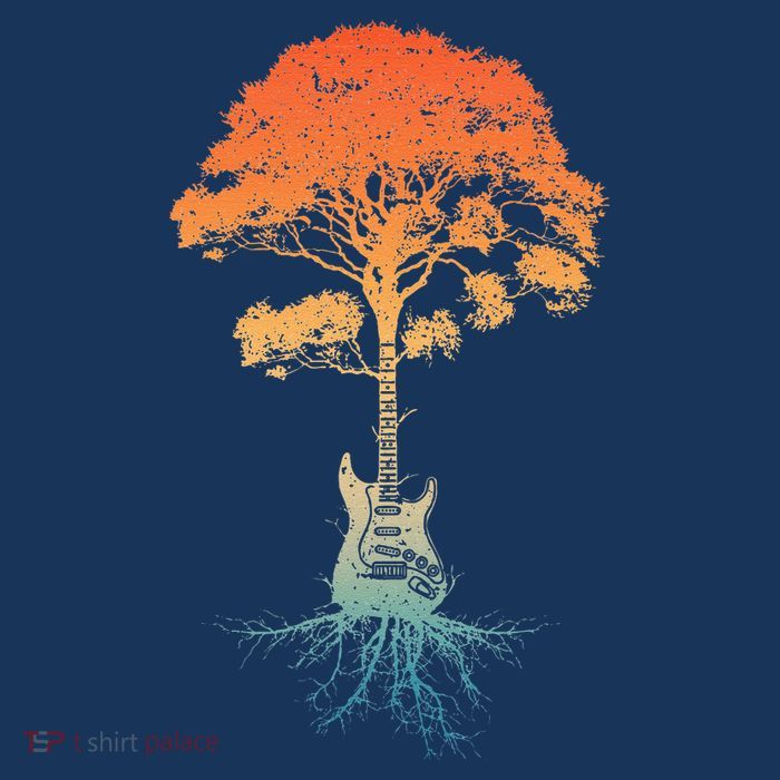 Guitar Art Guitar Player Rockstar Guitarist T-Shirt