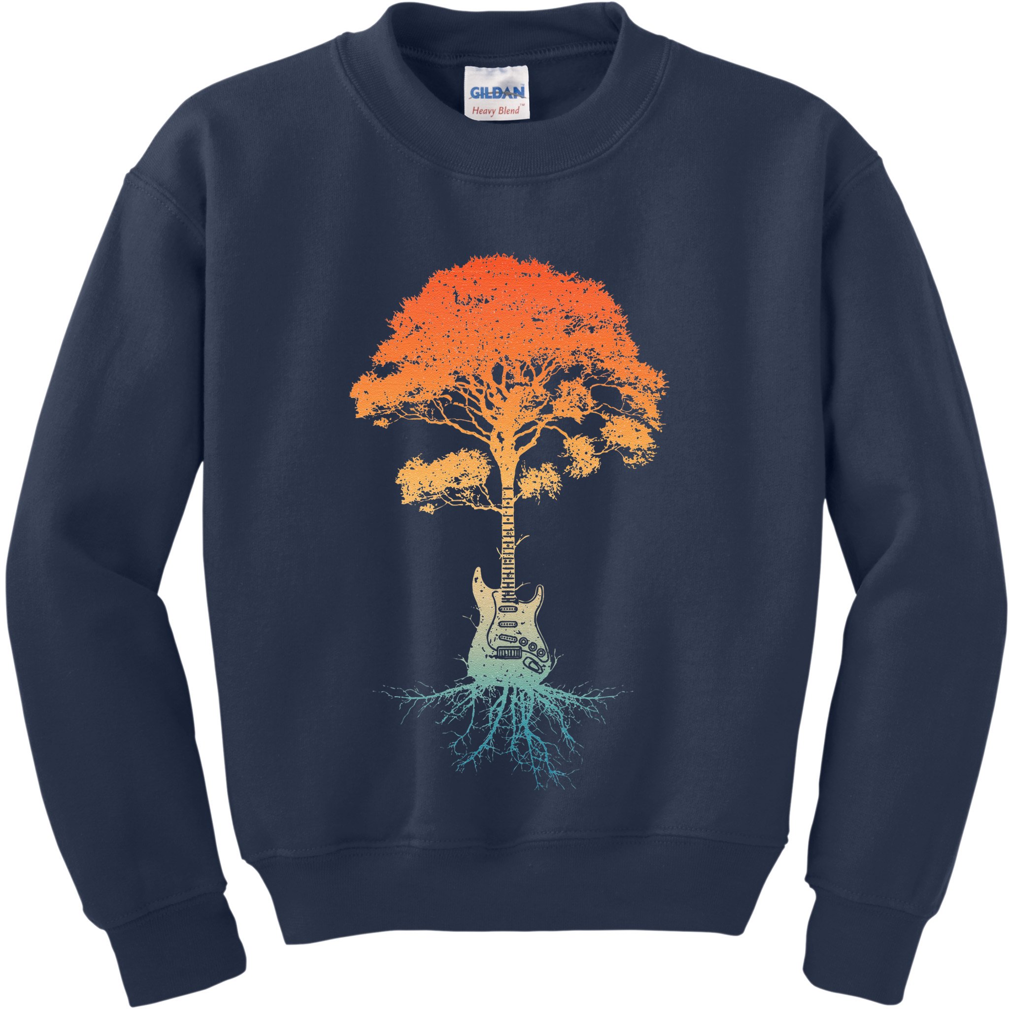 Guitar Art Guitar Player Rockstar Guitarist Kids Sweatshirt