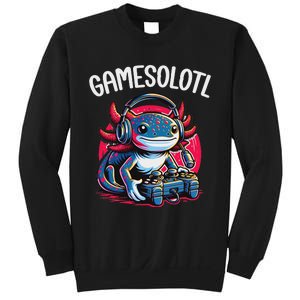 Gamesolotl Axolotl Gamer Anime Gifts Kawaii Sweatshirt