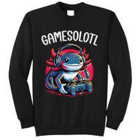 Gamesolotl Axolotl Gamer Anime Gifts Kawaii Sweatshirt