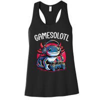 Gamesolotl Axolotl Gamer Anime Gifts Kawaii Women's Racerback Tank