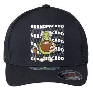 Grandpa Avocado Grandparent Meaningful Gift Granddad Grandfather Gift Flexfit Unipanel Trucker Cap