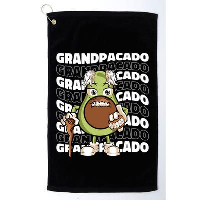 Grandpa Avocado Grandparent Meaningful Gift Granddad Grandfather Gift Golf Towel