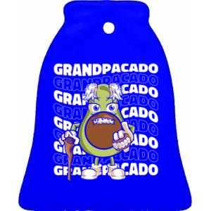 Grandpa Avocado Grandparent Meaningful Gift Granddad Grandfather Gift Ceramic Bell Ornament