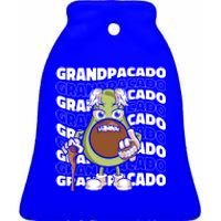 Grandpa Avocado Grandparent Meaningful Gift Granddad Grandfather Gift Ceramic Bell Ornament