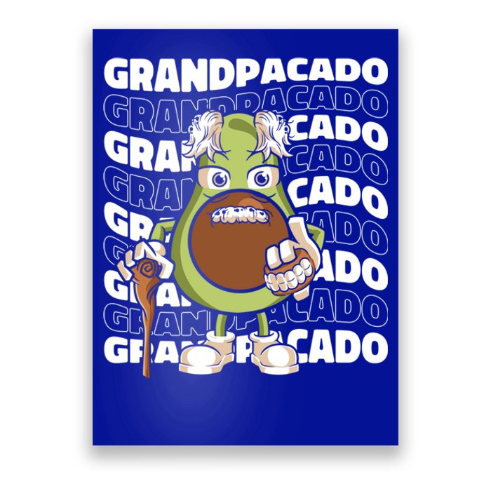 Grandpa Avocado Grandparent Meaningful Gift Granddad Grandfather Gift Poster