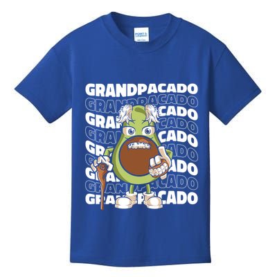 Grandpa Avocado Grandparent Meaningful Gift Granddad Grandfather Gift Kids T-Shirt