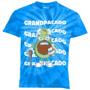 Grandpa Avocado Grandparent Meaningful Gift Granddad Grandfather Gift Kids Tie-Dye T-Shirt