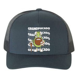 Grandpa Avocado Grandparent Meaningful Gift Granddad Grandfather Gift Yupoong Adult 5-Panel Trucker Hat