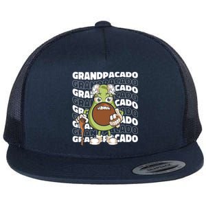 Grandpa Avocado Grandparent Meaningful Gift Granddad Grandfather Gift Flat Bill Trucker Hat