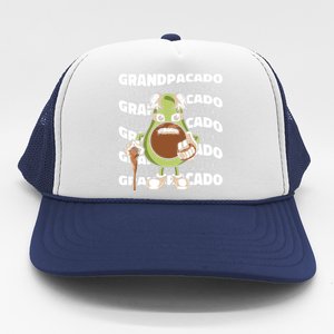 Grandpa Avocado Grandparent Meaningful Gift Granddad Grandfather Gift Trucker Hat