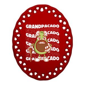 Grandpa Avocado Grandparent Meaningful Gift Granddad Grandfather Gift Ceramic Oval Ornament