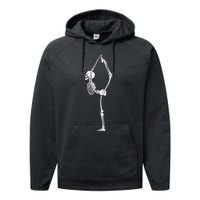 Gymnastics Art Gymnast Tumbling Coach Performance Fleece Hoodie