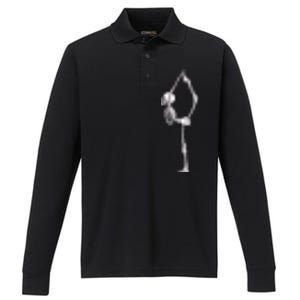 Gymnastics Art Gymnast Tumbling Coach Performance Long Sleeve Polo