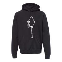 Gymnastics Art Gymnast Tumbling Coach Premium Hoodie