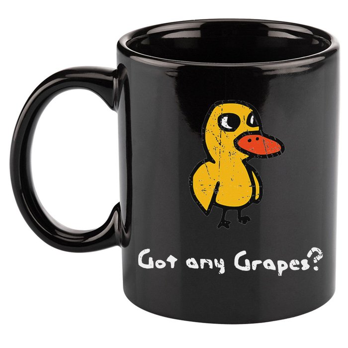 Got Any Grapes Duck 11oz C Handle Ceramic Mug