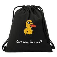 Got Any Grapes Duck Drawstring Bag