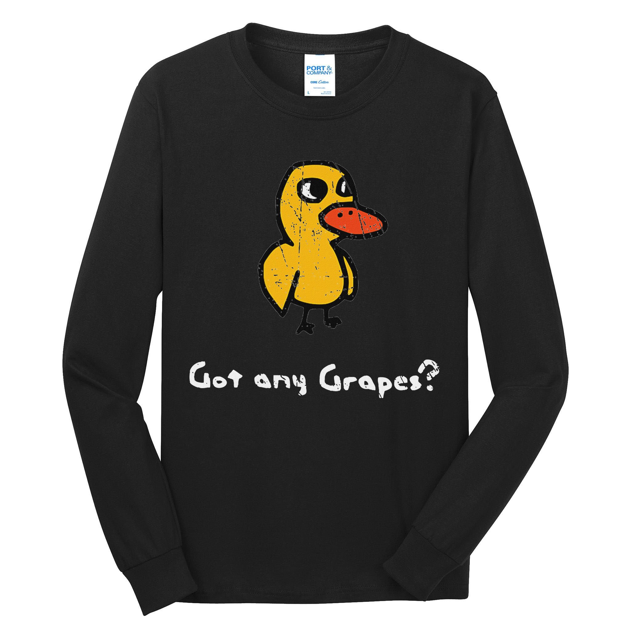 Got Any Grapes Duck Tall Long Sleeve T-Shirt