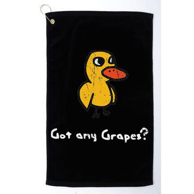 Got Any Grapes Duck Golf Towel