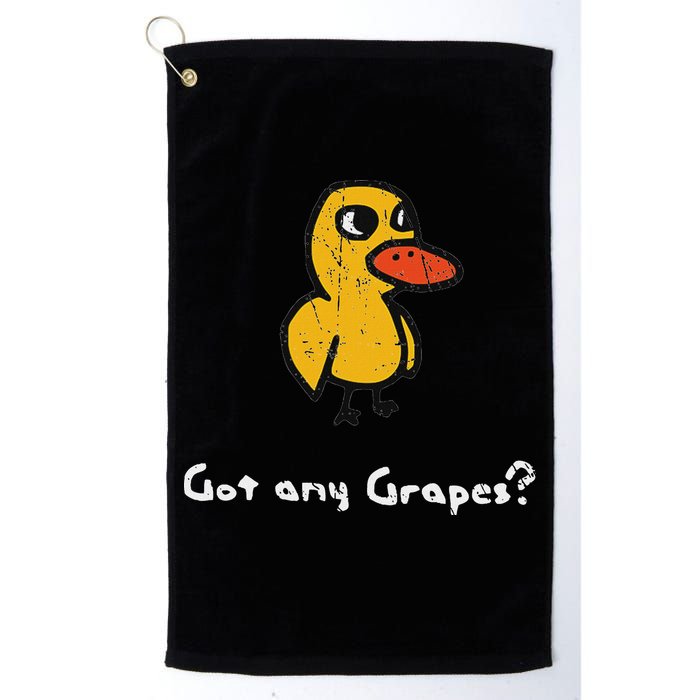Got Any Grapes Duck Golf Towel