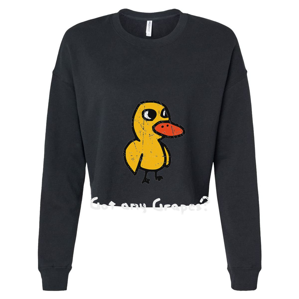 Got Any Grapes Duck Women's Crop Top Tee