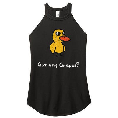 Got Any Grapes Duck Women's Perfect Tri Rocker Tank
