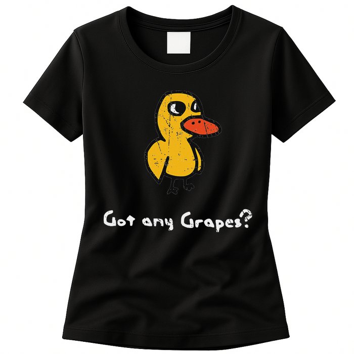 Got Any Grapes Duck Womens T-Shirt