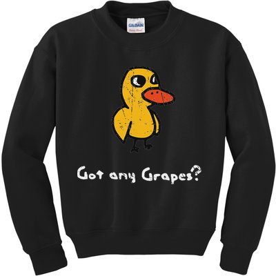 Got Any Grapes Duck Kids Sweatshirt