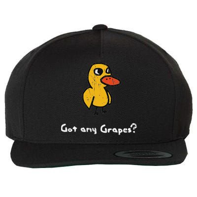 Got Any Grapes Duck Wool Snapback Cap