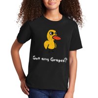 Got Any Grapes Duck Kids T-Shirt