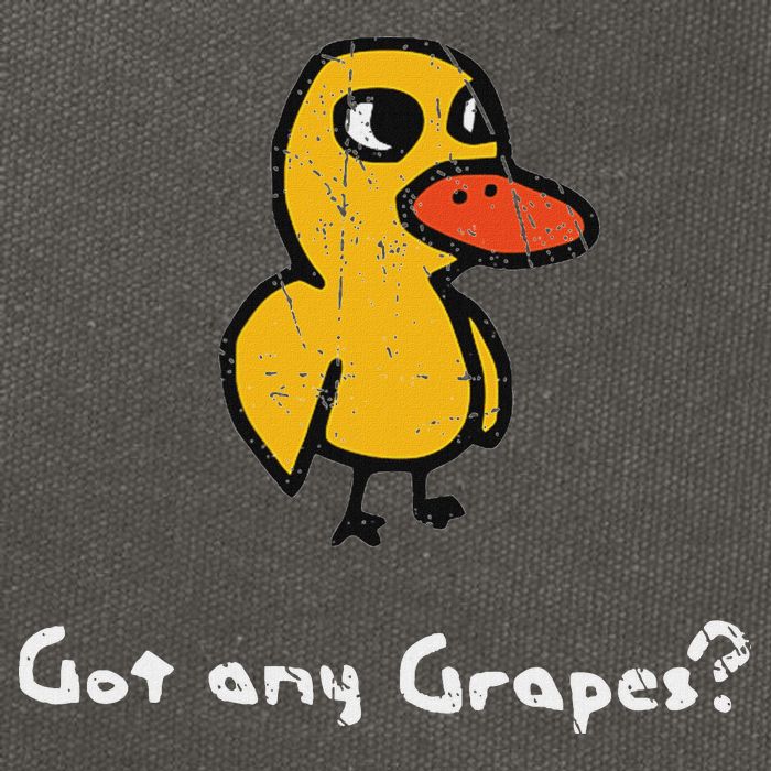 Got Any Grapes Duck Cotton Canvas Backpack