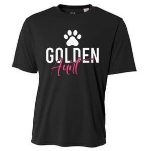 Golden Aunt Golden Retriever Aunt Cooling Performance Crew T-Shirt