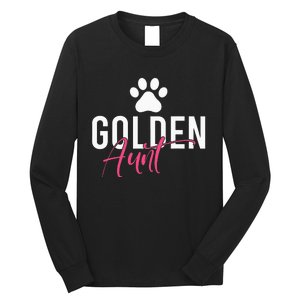 Golden Aunt Golden Retriever Aunt Long Sleeve Shirt