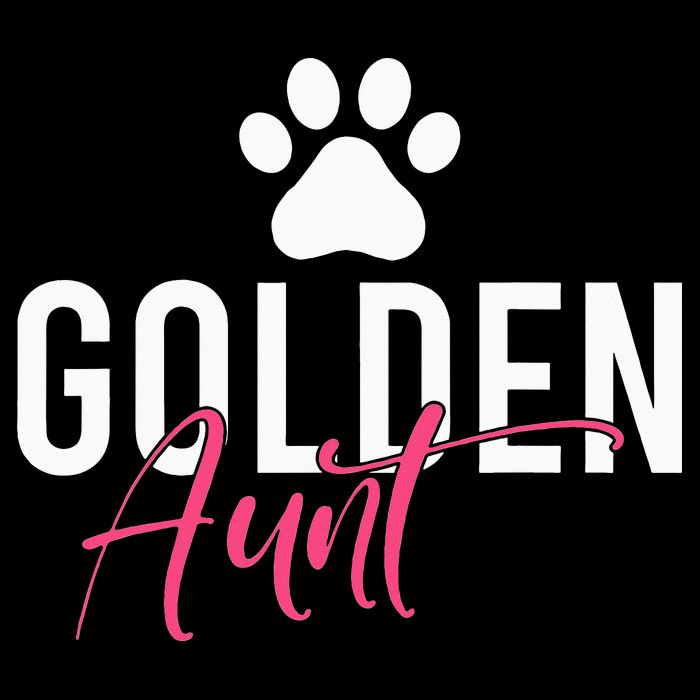 Golden Aunt Golden Retriever Aunt Tall T-Shirt