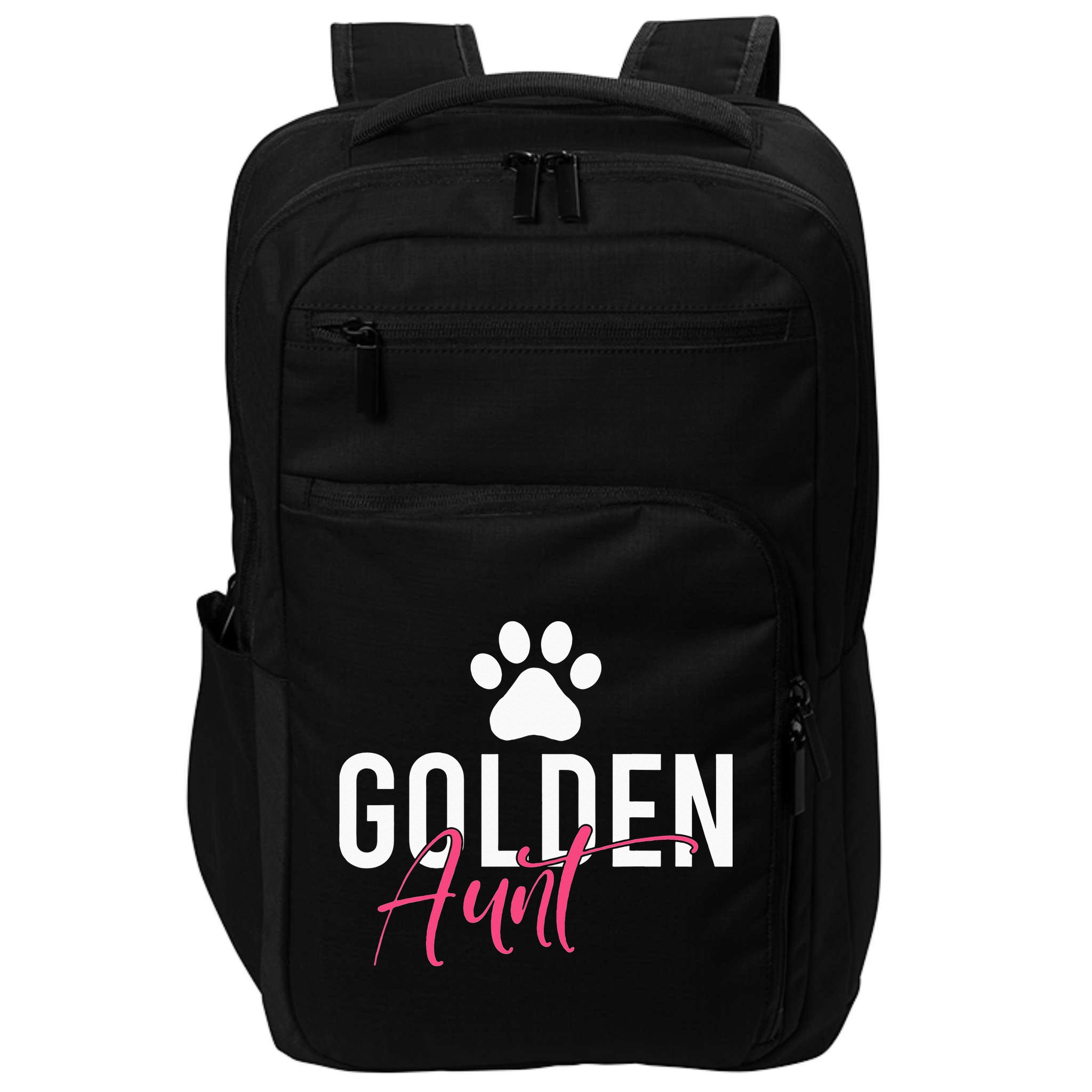 Golden Aunt Golden Retriever Aunt Impact Tech Backpack