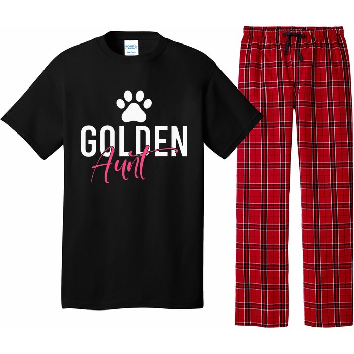 Golden Aunt Golden Retriever Aunt Pajama Set