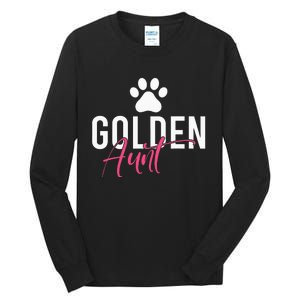 Golden Aunt Golden Retriever Aunt Tall Long Sleeve T-Shirt