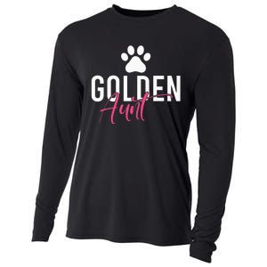 Golden Aunt Golden Retriever Aunt Cooling Performance Long Sleeve Crew