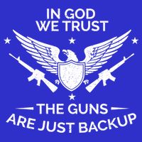 God And Guns Funny Gift Patriotic In God We Trust Pro Gun Gift Womens Tank Top