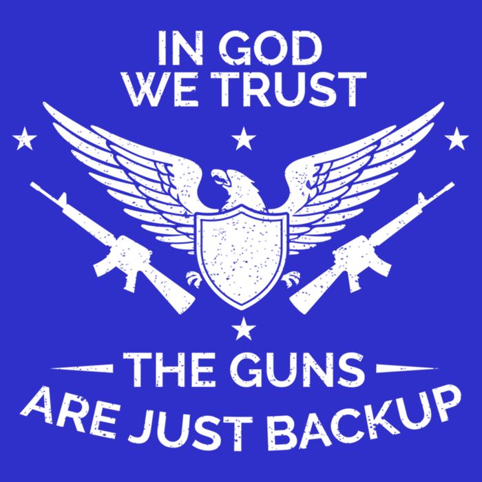 God And Guns Funny Gift Patriotic In God We Trust Pro Gun Gift Womens Tank Top