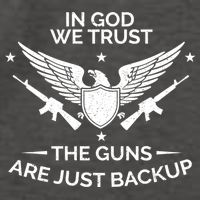 God And Guns Funny Gift Patriotic In God We Trust Pro Gun Gift Vector Backpack