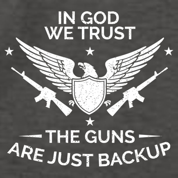 God And Guns Funny Gift Patriotic In God We Trust Pro Gun Gift Vector Backpack