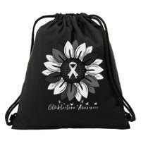 Glioblastoma Awareness Drawstring Bag