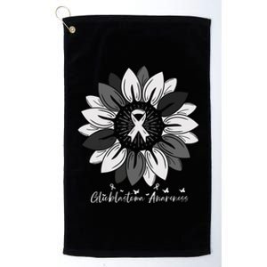 Glioblastoma Awareness Platinum Collection Golf Towel