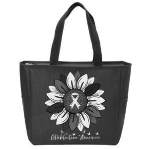 Glioblastoma Awareness Zip Tote Bag