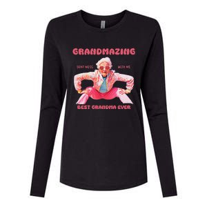 Grandmazing Award Womens Cotton Relaxed Long Sleeve T-Shirt