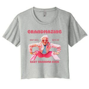 Grandmazing Award Women's Crop Top Tee